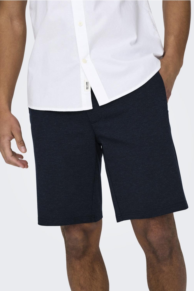 ONSMARK 0209 MELANGE SHORTS NOOS 22028247 DRESS BLUES